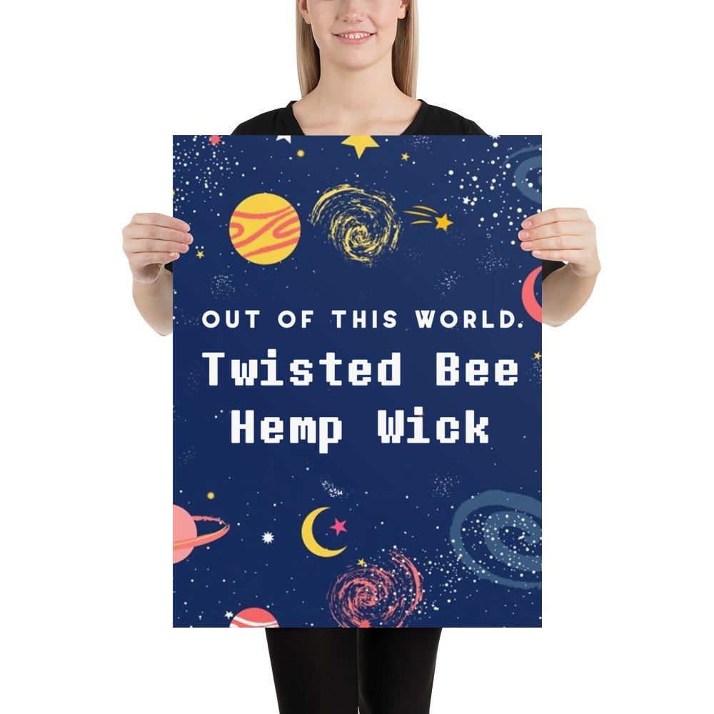 Out Of This World Poster Poster Twisted Bee 18×24
