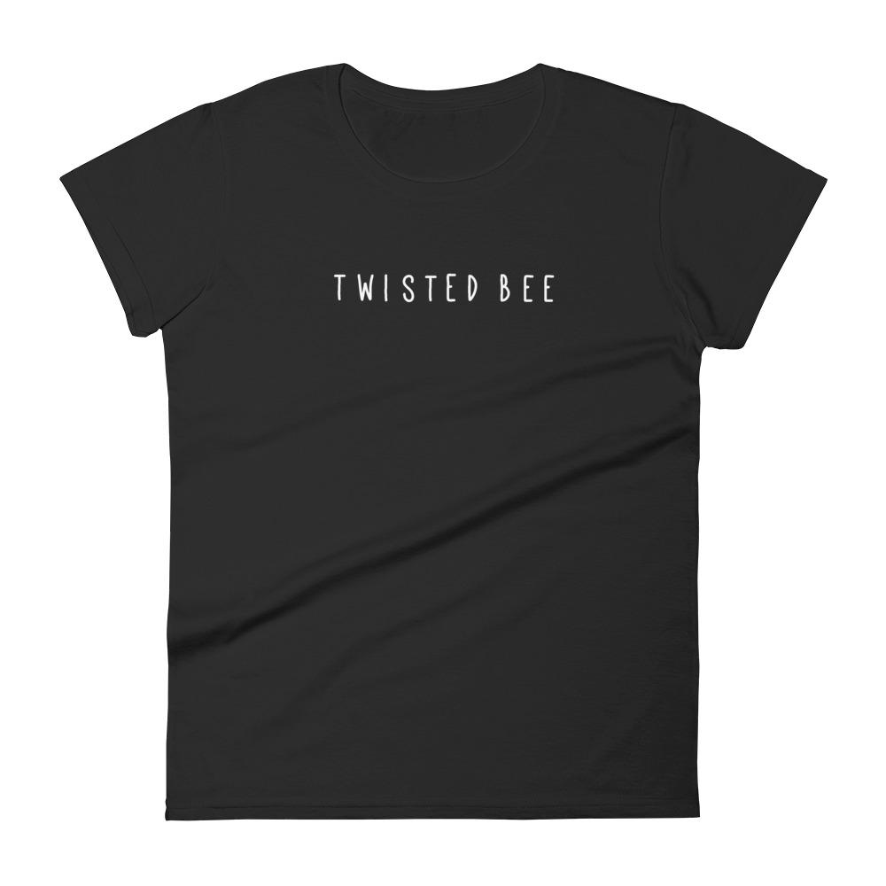 The Classic Twisted Tee, Black (Women’s) Women's T-Shirt Twisted Bee