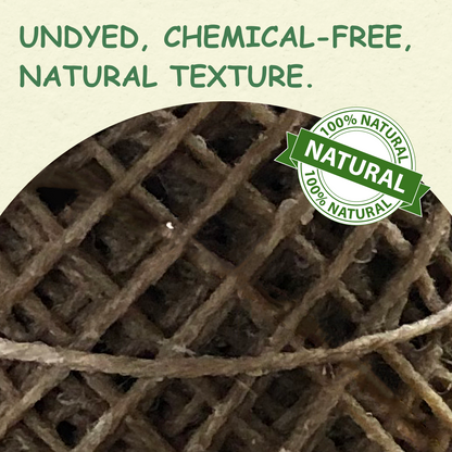 100% Natural Hemp Wick with Beeswax Coating (Natural 100ft Standard)