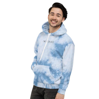 Head in the Clouds Tie-Dye Unisex Hoodie T-Shirt Twisted Bee 
