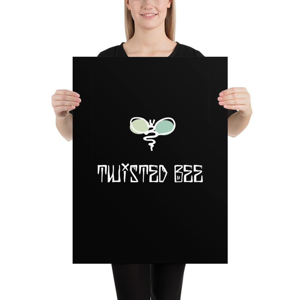 Graffiti Bee Poster Poster Twisted Bee 18×24 