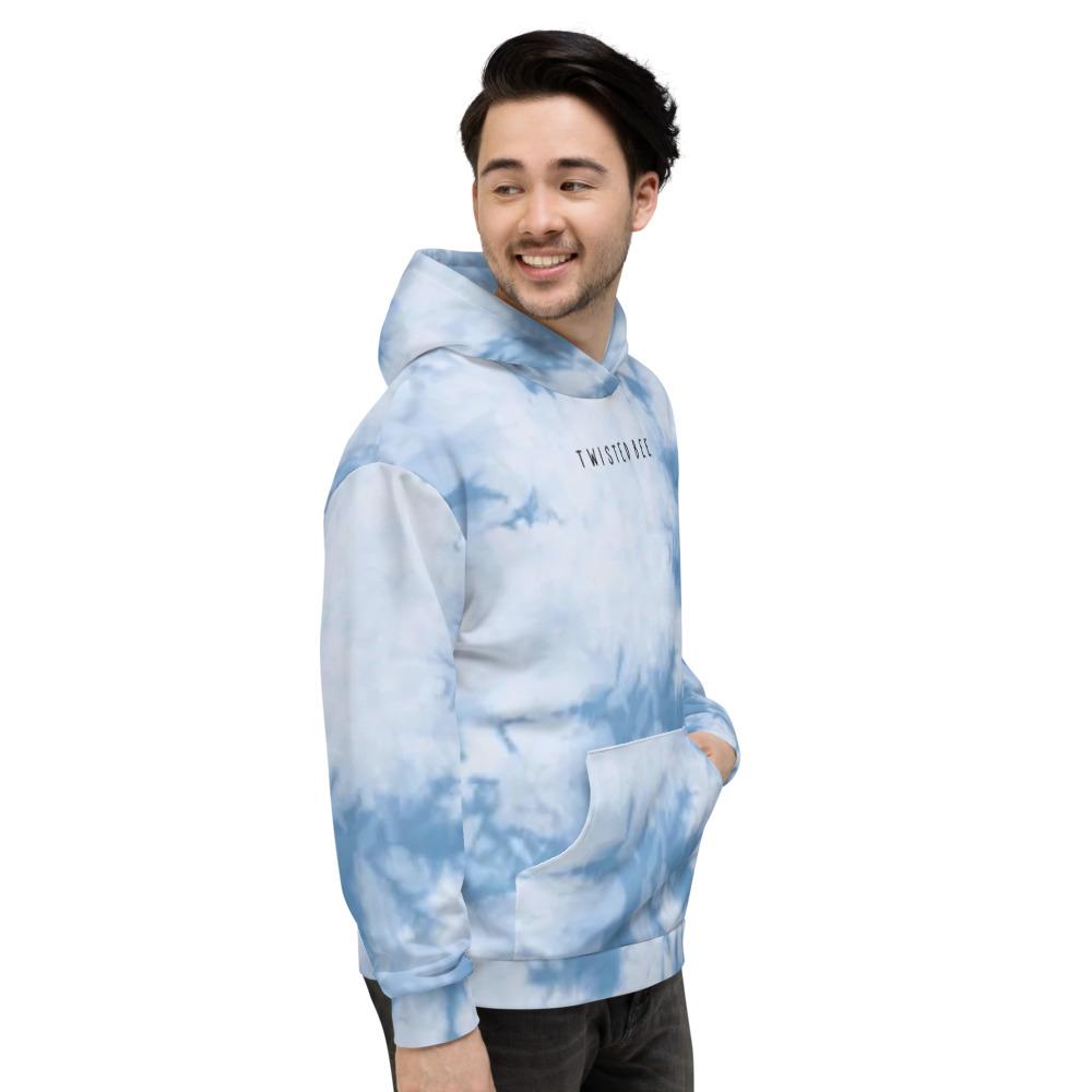 Head in the Clouds Tie-Dye Unisex Hoodie T-Shirt Twisted Bee 