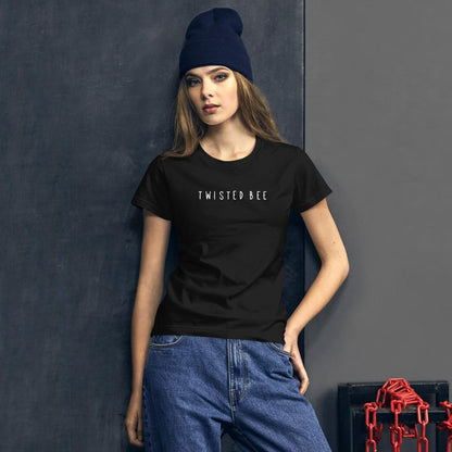 The Classic Twisted Tee, Black (Women’s) Women's T-Shirt Twisted Bee 