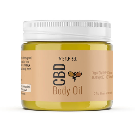 CBD Body Oil CBD Twisted Bee 