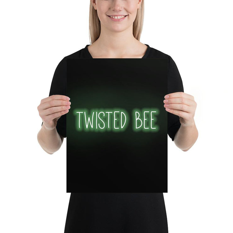 Neon Lights Poster Poster Twisted Bee 12×16 