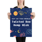 Out Of This World Poster Poster Twisted Bee 18×24 